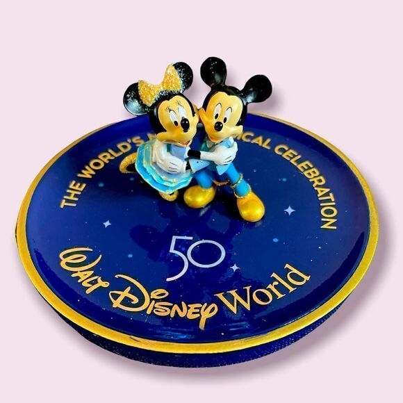 NWT Disney Parks 50th Anniversary Trinket Dish - Picture 1 of 2